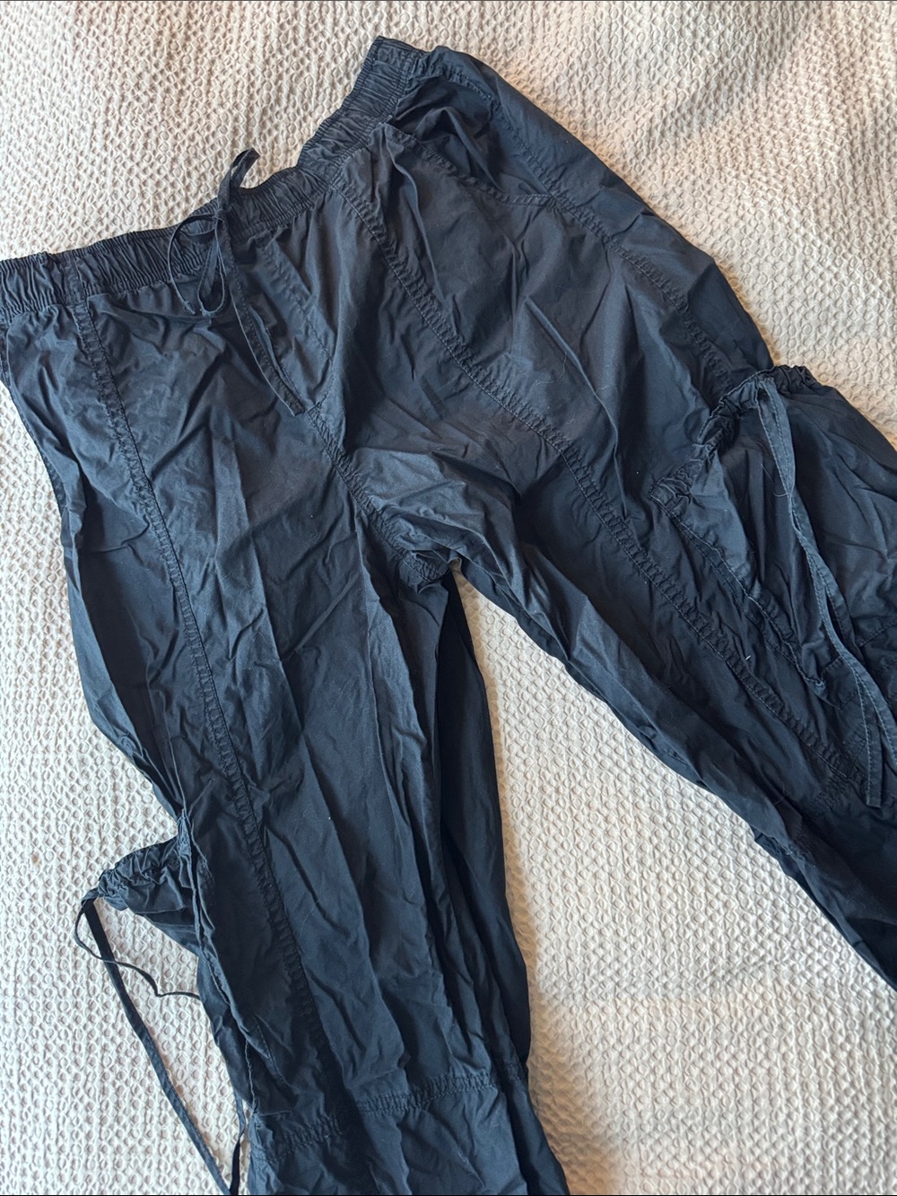 Abercrombie & Fitch Black Women's Cargo Joggers